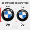 BMW logo stickers - 4 stuks (Geschikt voor alle modellen) - Premium™