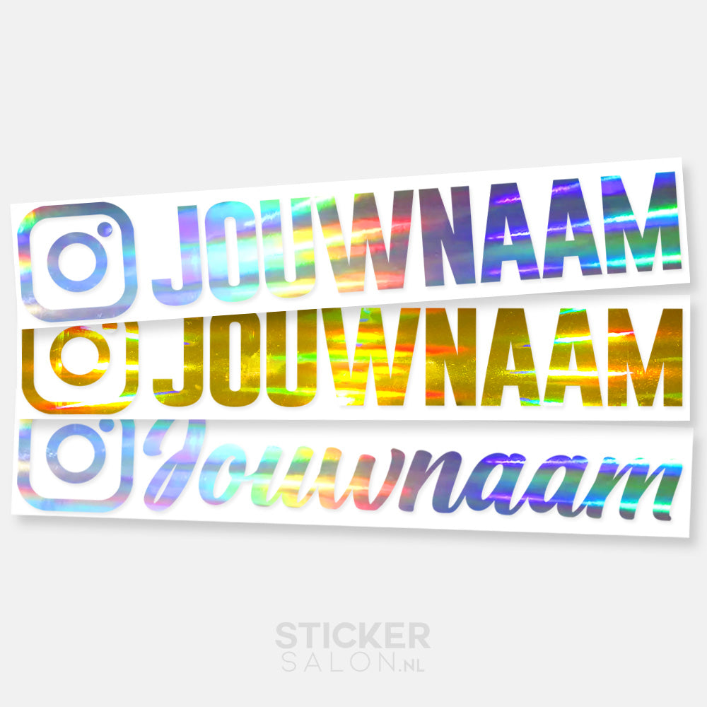 Custom Holographic Instagram stickers - Special™