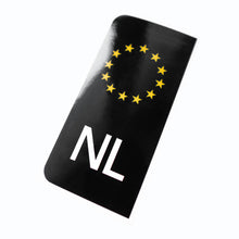 NL kentekensticker in het zwart - Premium™