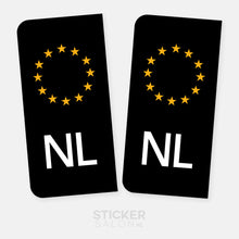 NL kentekensticker in het zwart - Premium™