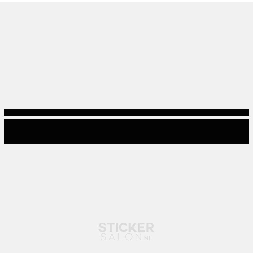 Voorkant Scooter Race Striping sticker - Premium™