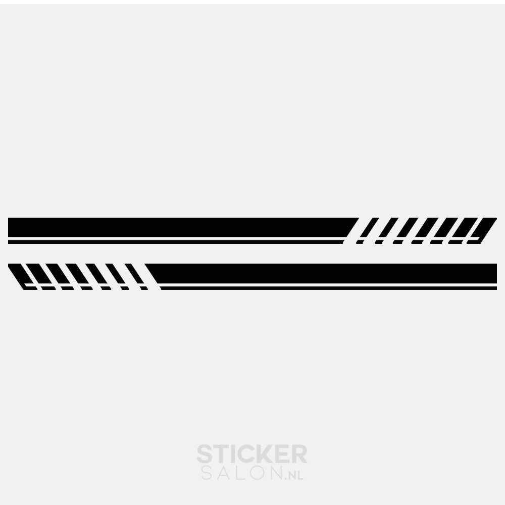 Zijkant Race Striping stickers - Premium™