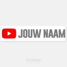 Custom YouTube stickers (2 stuks) - Premium